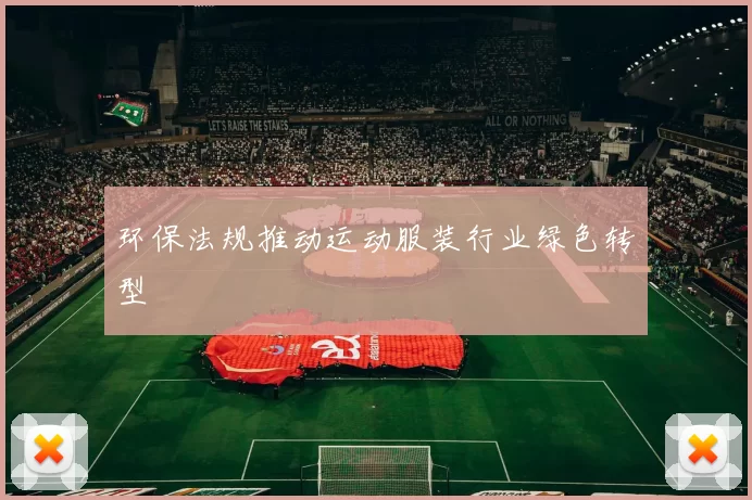 环保法规推动运动服装行业绿色转型
